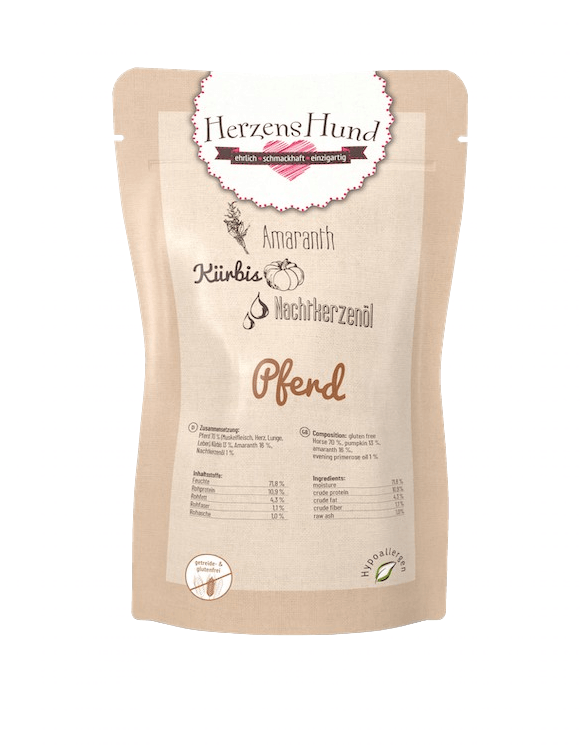HerzensHund Pferd mit Amaranth