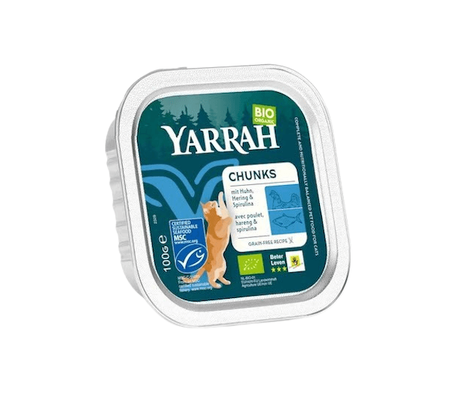 Yarrah Bröckchen Fisch mit Spirulina