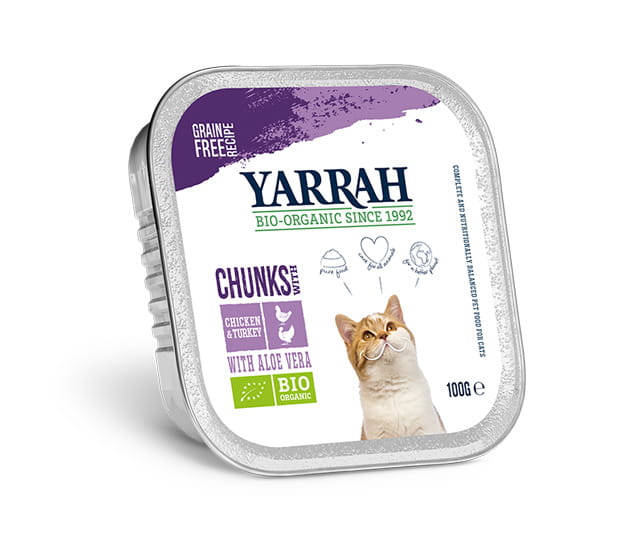 Yarrah Bröckchen Huhn/Truthahn mit Aloe Vera