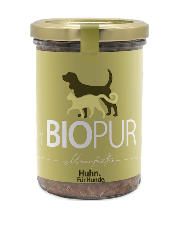 Biopur Premiumglas Huhn mit Kartoffeln & Karotten