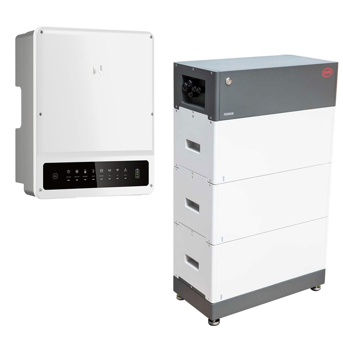 GoodWe KN ET Plus HV GW8KN-ET 8kW Hybrid Wechselrichter mit 7,68Wh Batteriespeicher-Set