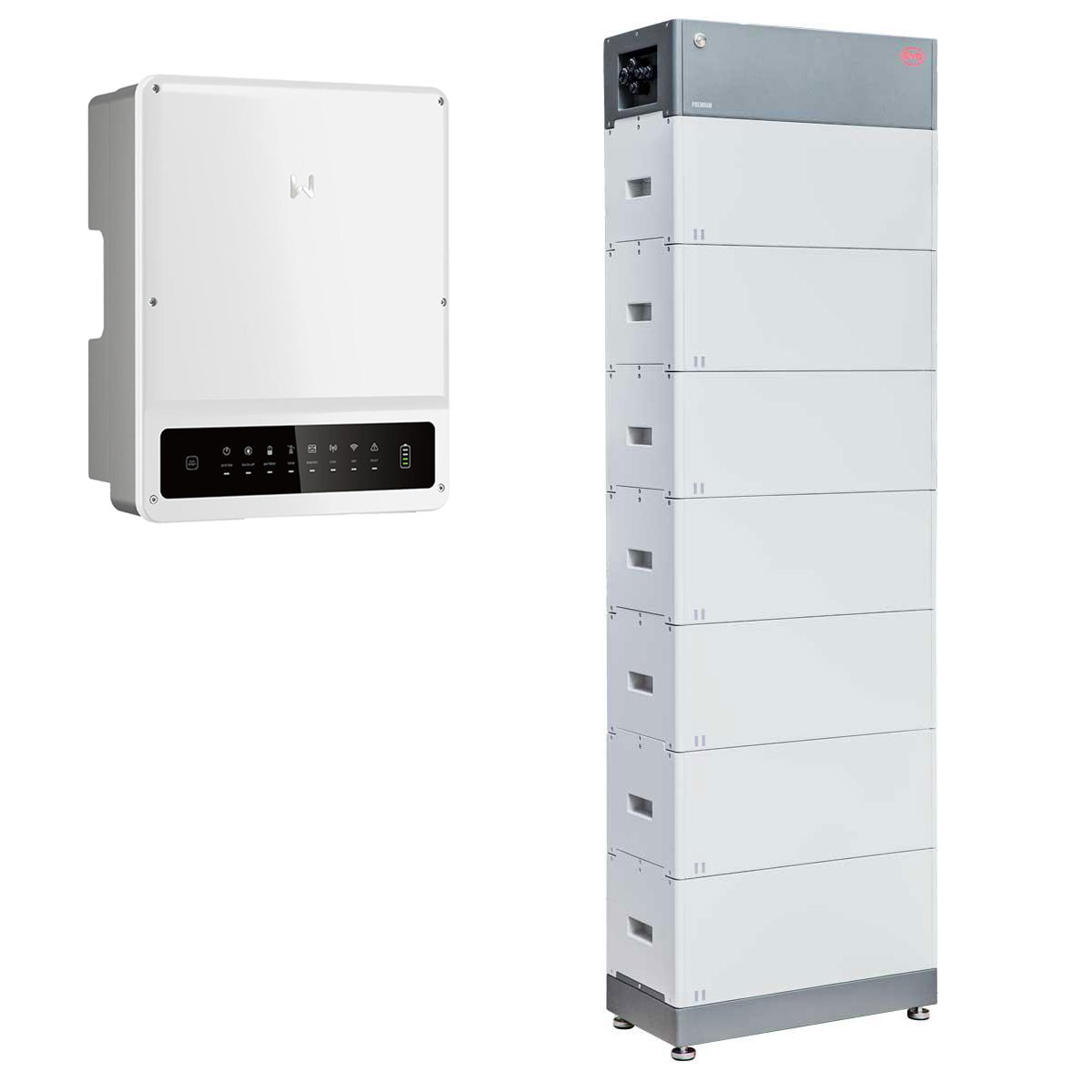 GoodWe KN ET Plus HV GW8KN-ET 8 kW Hybrid Wechselrichter mit 19,32kWh Batteriespeicher-Set