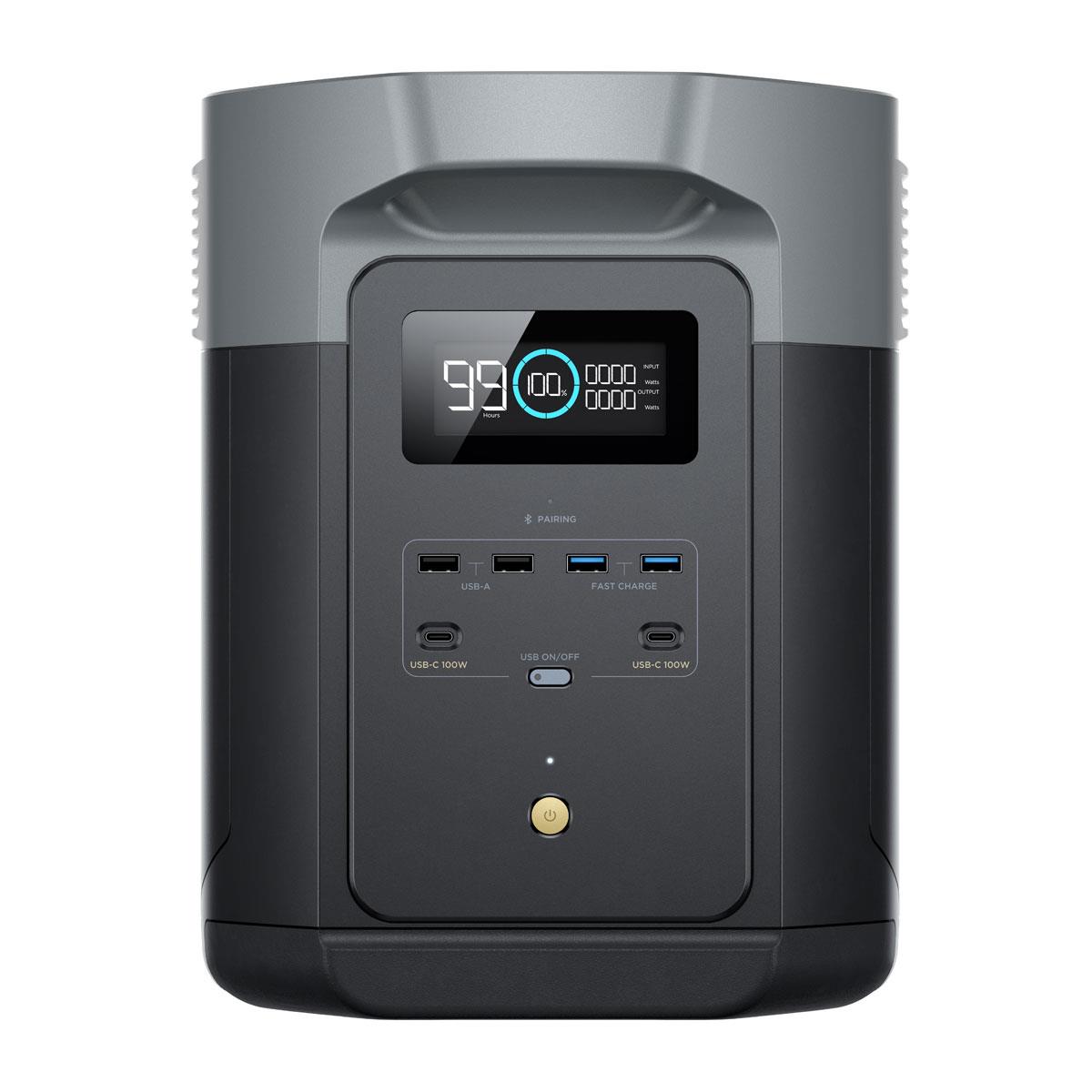 EcoFlow Balkonkraftwerk 800W PowerStream Komplettset inkl. DELTA 2 Max