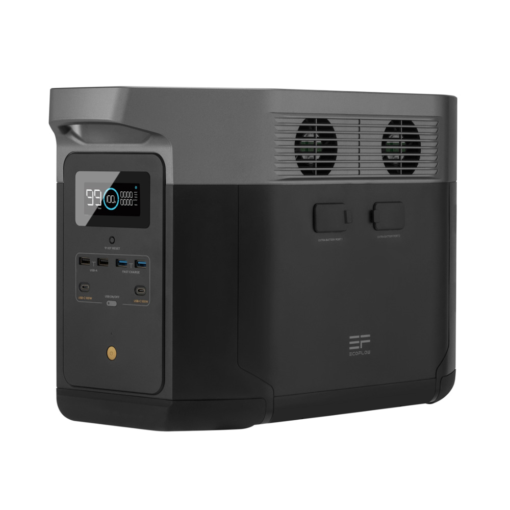 Ecoflow Delta Max 2016Wh Powerstation mit a-TroniX Solar Bag 135W