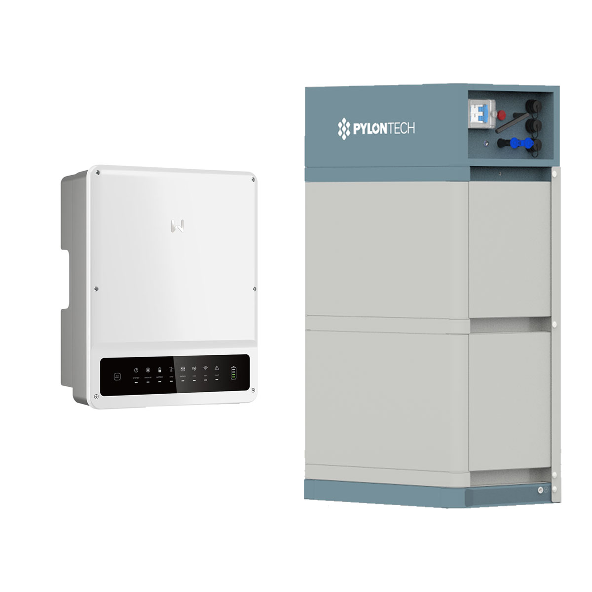 GoodWe KN ET Plus HV GW5KN-ET 5kW Hybrid Wechselrichter mit 7,1 kWh Batteriespeicher-Set