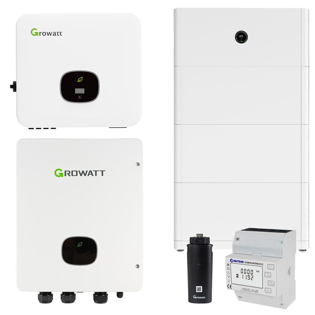 Growatt MOD 6KTL3-XH2 6kW Hybrid Wechselrichter mit 15kWh Solarspeicher-Set und Backup Box