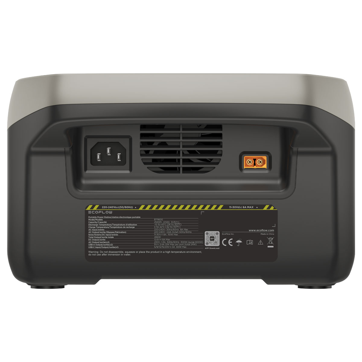 EcoFlow River 2 256Wh Portable Powerstation mit 100W Solarkoffer