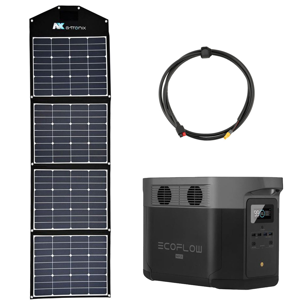 EcoFlow Delta Max 1600 1612Wh Portable Powerstation mit 180W Solarmodul