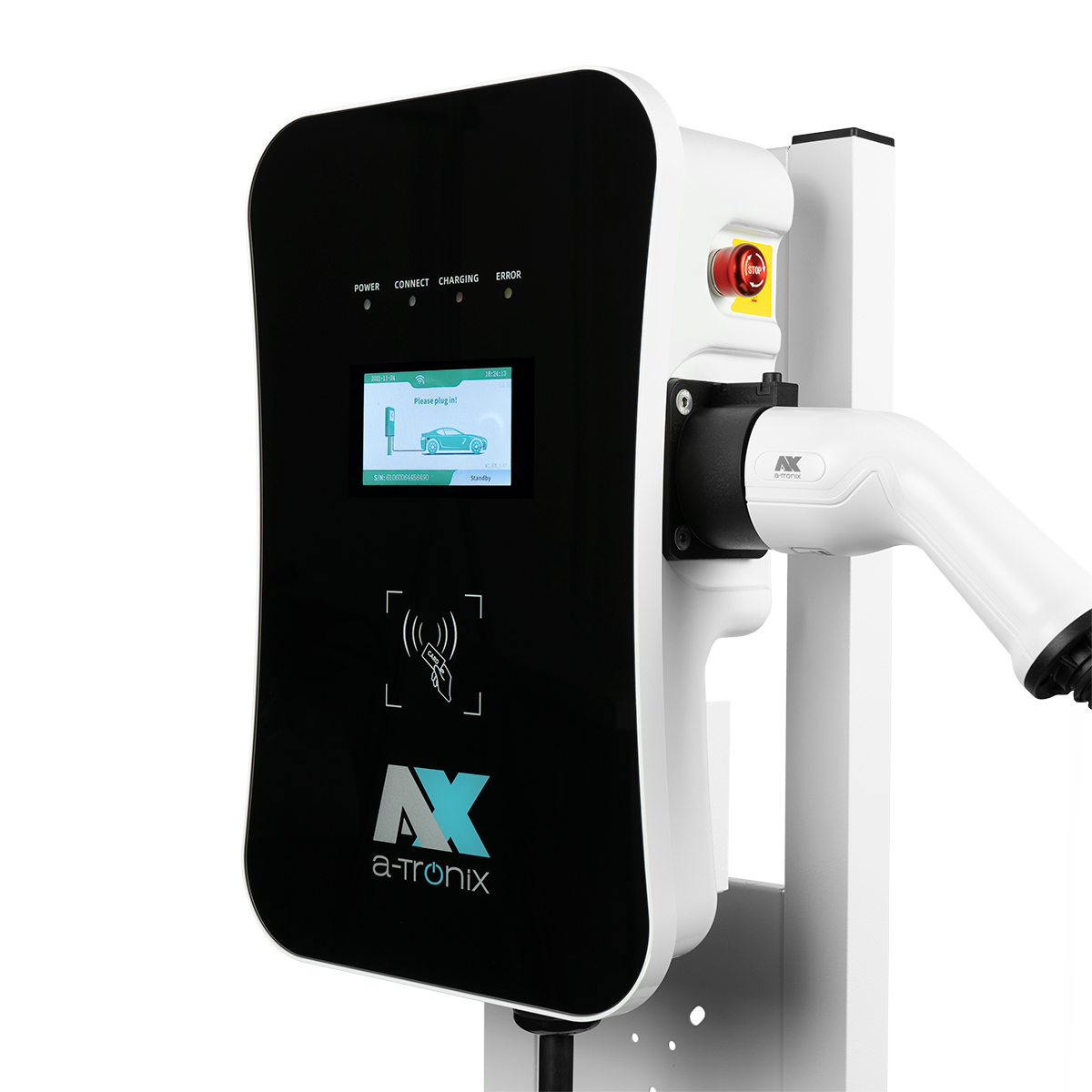 a-TroniX Wallbox 11kW Home Plus Ladestation E-Auto Typ2 16A 3-phasig,400V,  RFID, WLAN/LAN, OCPP 1.6, 5m Kabel