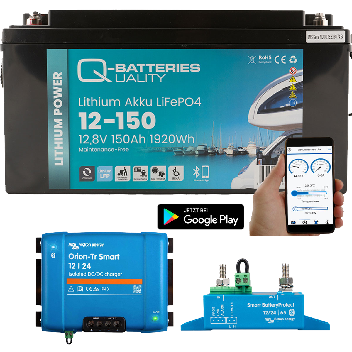 DC-DC Ladebooster Victron Orion Tr 12/12 18A Smart Isoliert