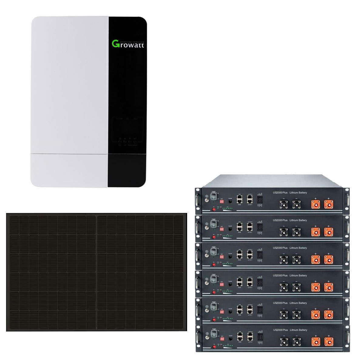 Pylontech 4kWp PV Komplettanlage mit 14,4 kWh Solarspeicher