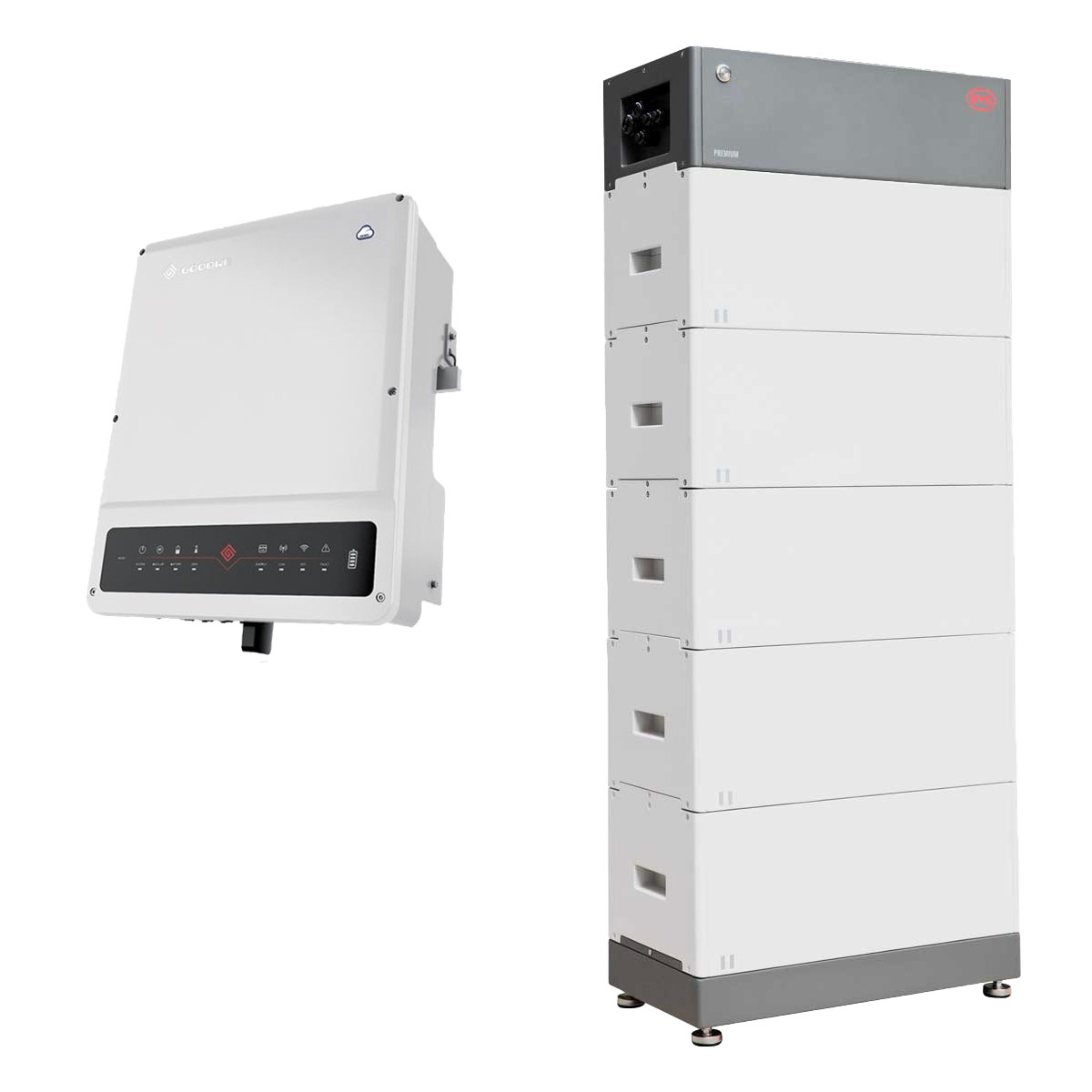 GoodWe ET Plus HV GW5K-ET 5kW Hybrid Wechselrichter mit 13,8kWh Batteriespeicher-Set