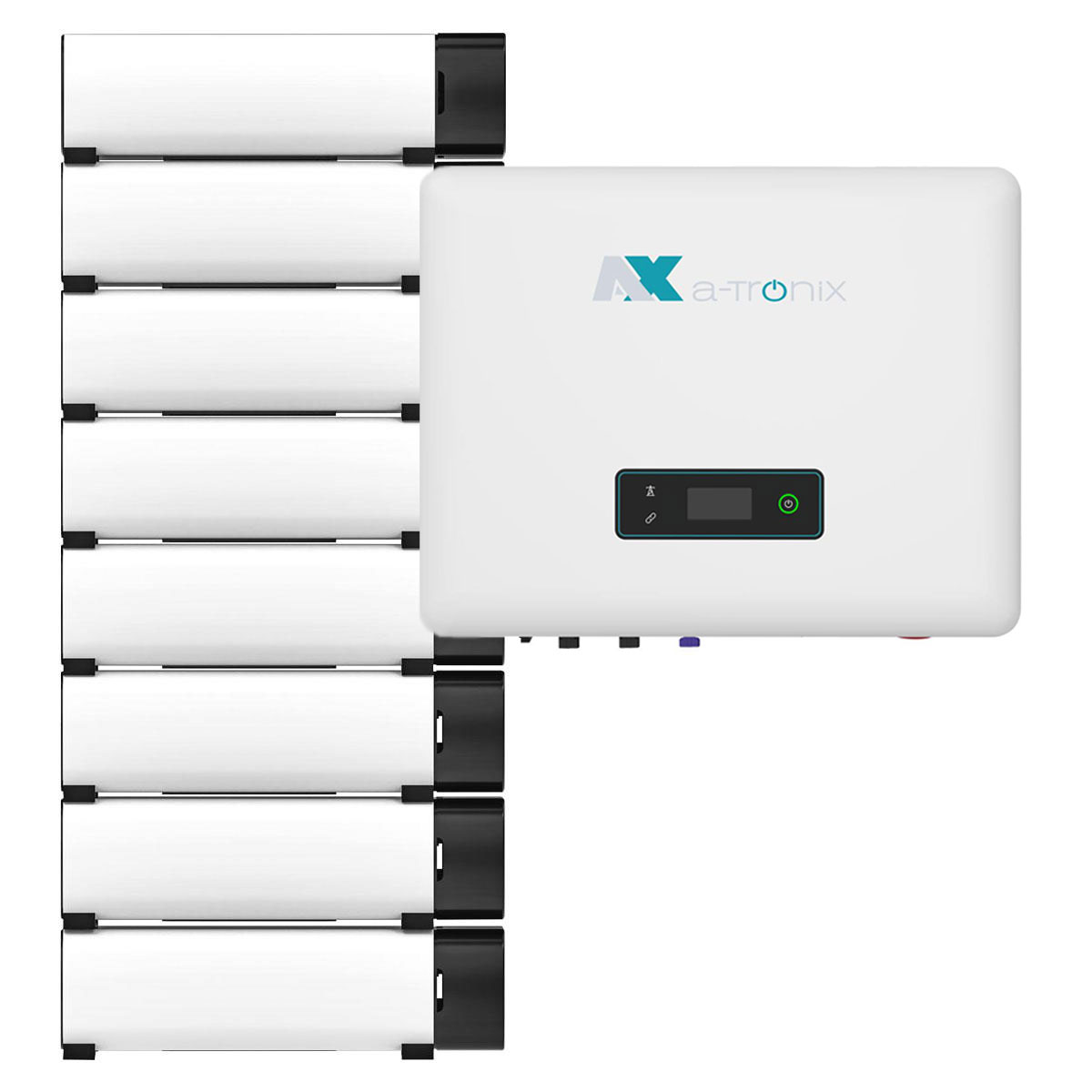 a-TroniX Hybridpower AX2 12kW Hybrid Wechselrichter mit 16,1kWh Solarspeicher-Set