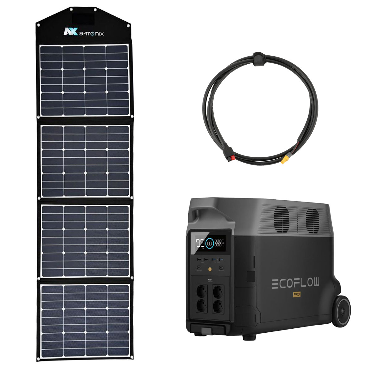EcoFlow Delta Pro 3600Wh Portable Powerstation mit 180W Solarmodul