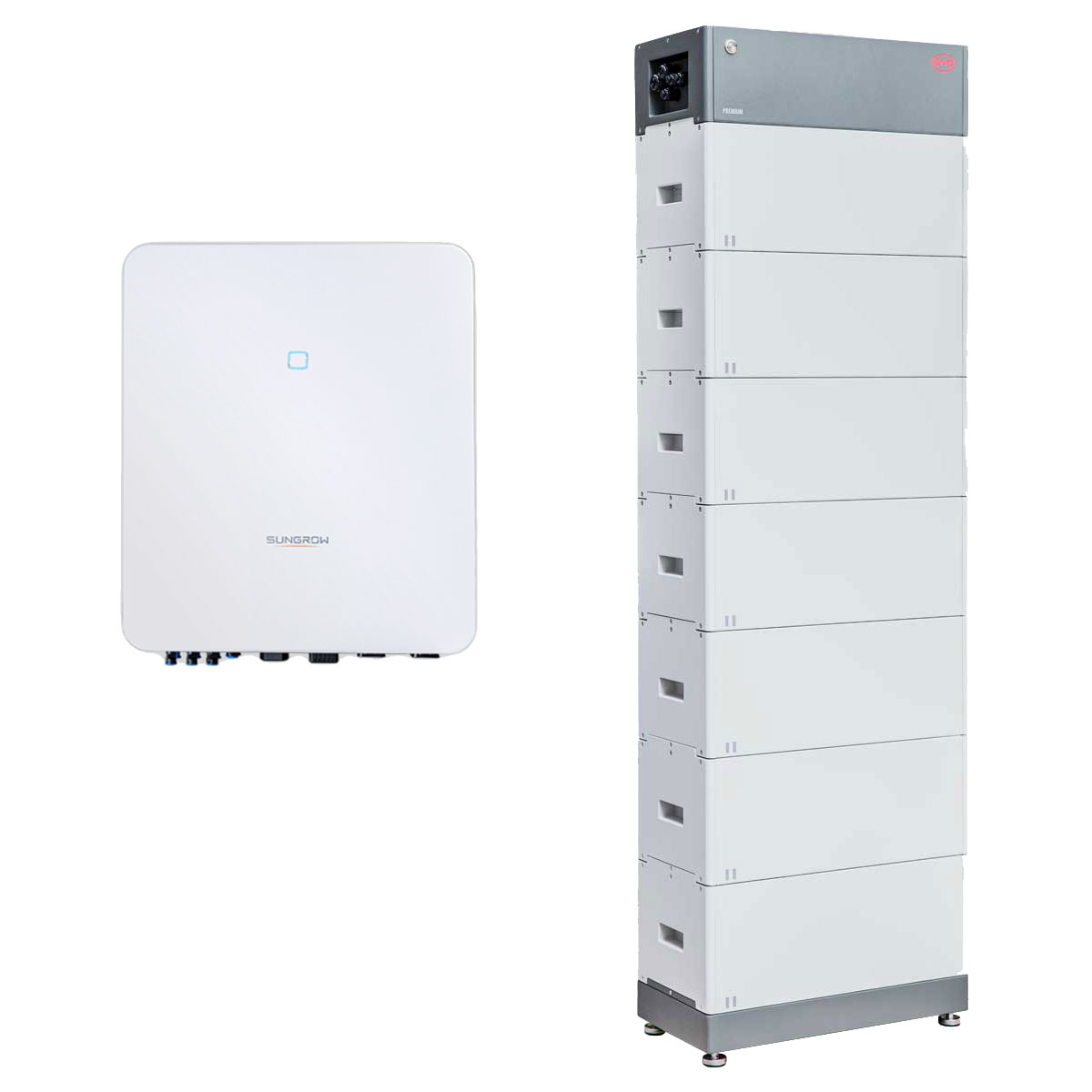 Sungrow HV SH5.0RT 5kW Hybrid Wechselrichter mit 19.32kWh Batteriespeicher-Set