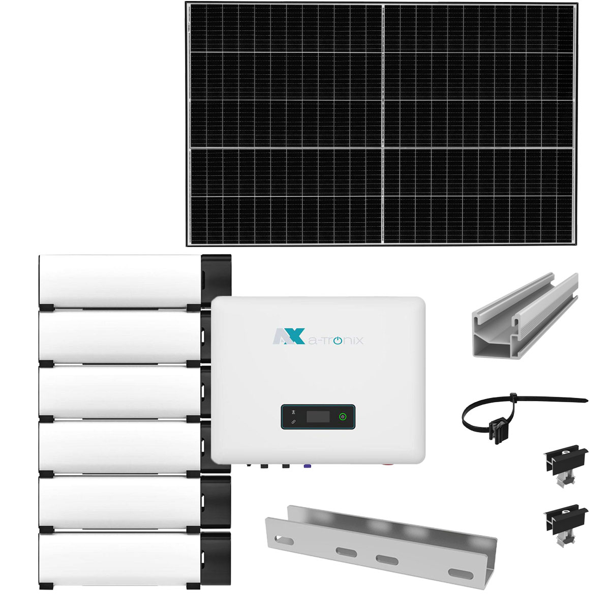 a-TroniX AX2 10kWp PV Komplettanlage mit Solarmodulen und 11,5kWh Speicher