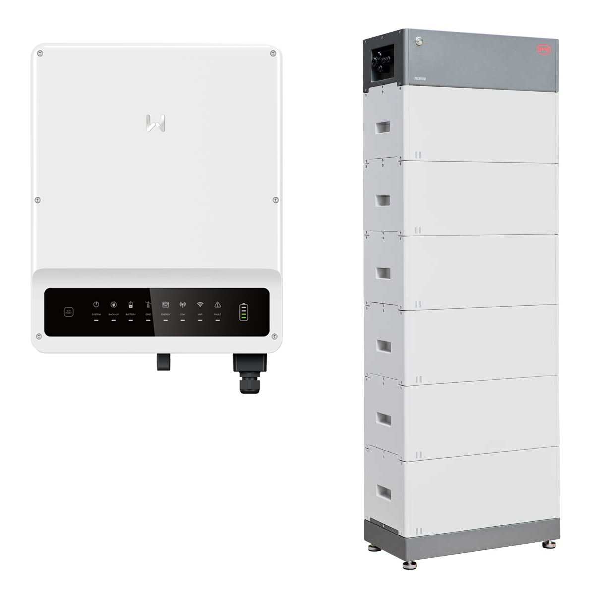 GoodWe ET Plus HV GW10K-ET 10kW Hybrid Wechselrichter mit 16,56kWh Solarspeicher-Set