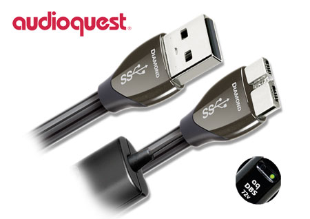 AudioQuest Diamond USB Kabel (USB 3,0 A - USB 3,0 Micro plug)