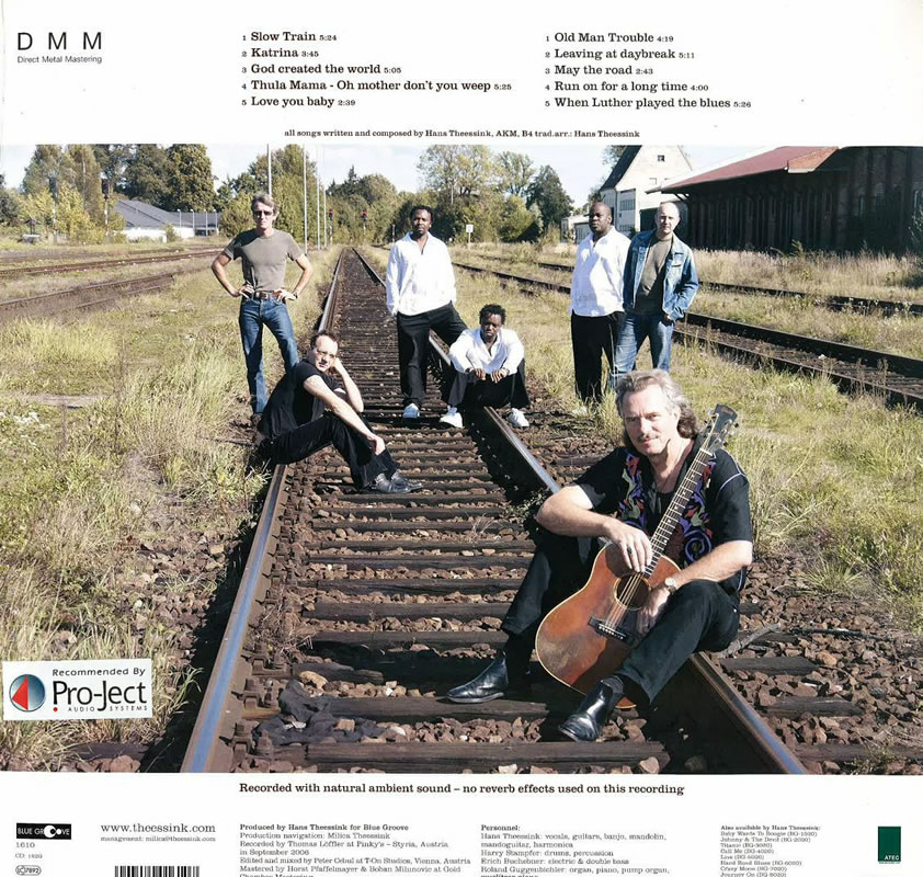 Pro-Ject Vinyl - Hans Theessink - Slow Train Schallplatte