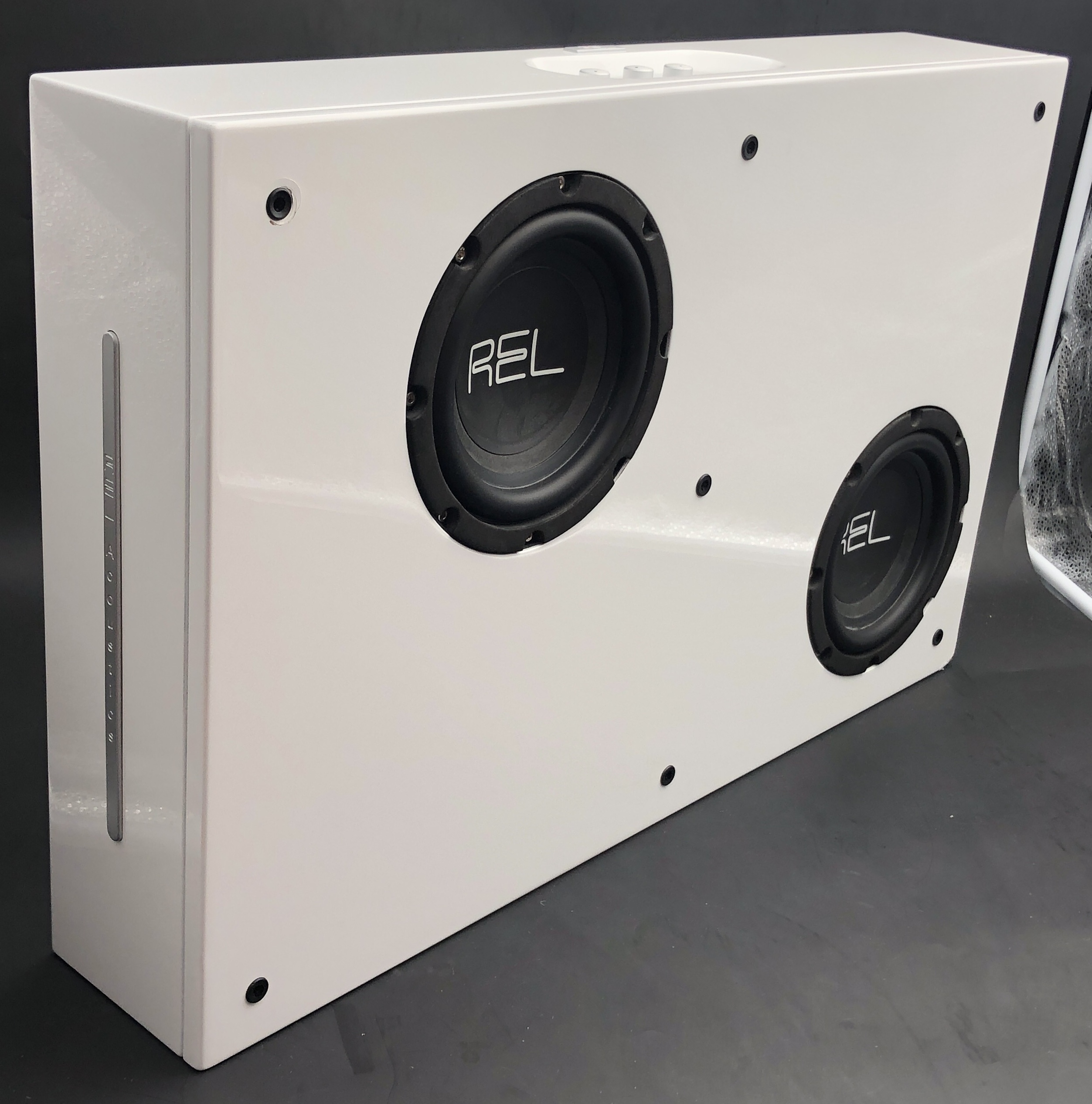 REL Habitat1 Wireless Subwoofer in weiß - B-Ware