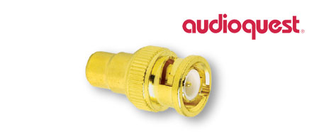 AudioQuest Audio/Video Adapter Female RCA-Male BNC