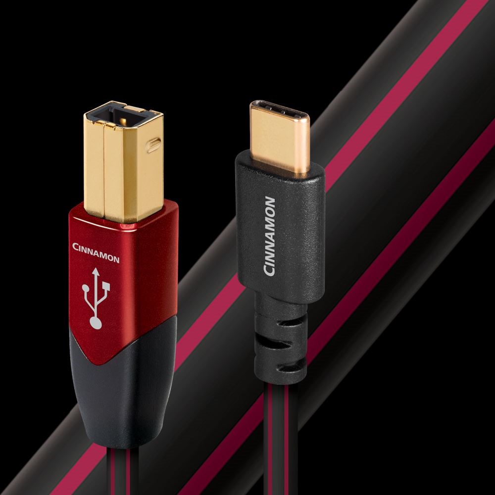 AudioQuest Cinnamon USB Kabel Type C B plug