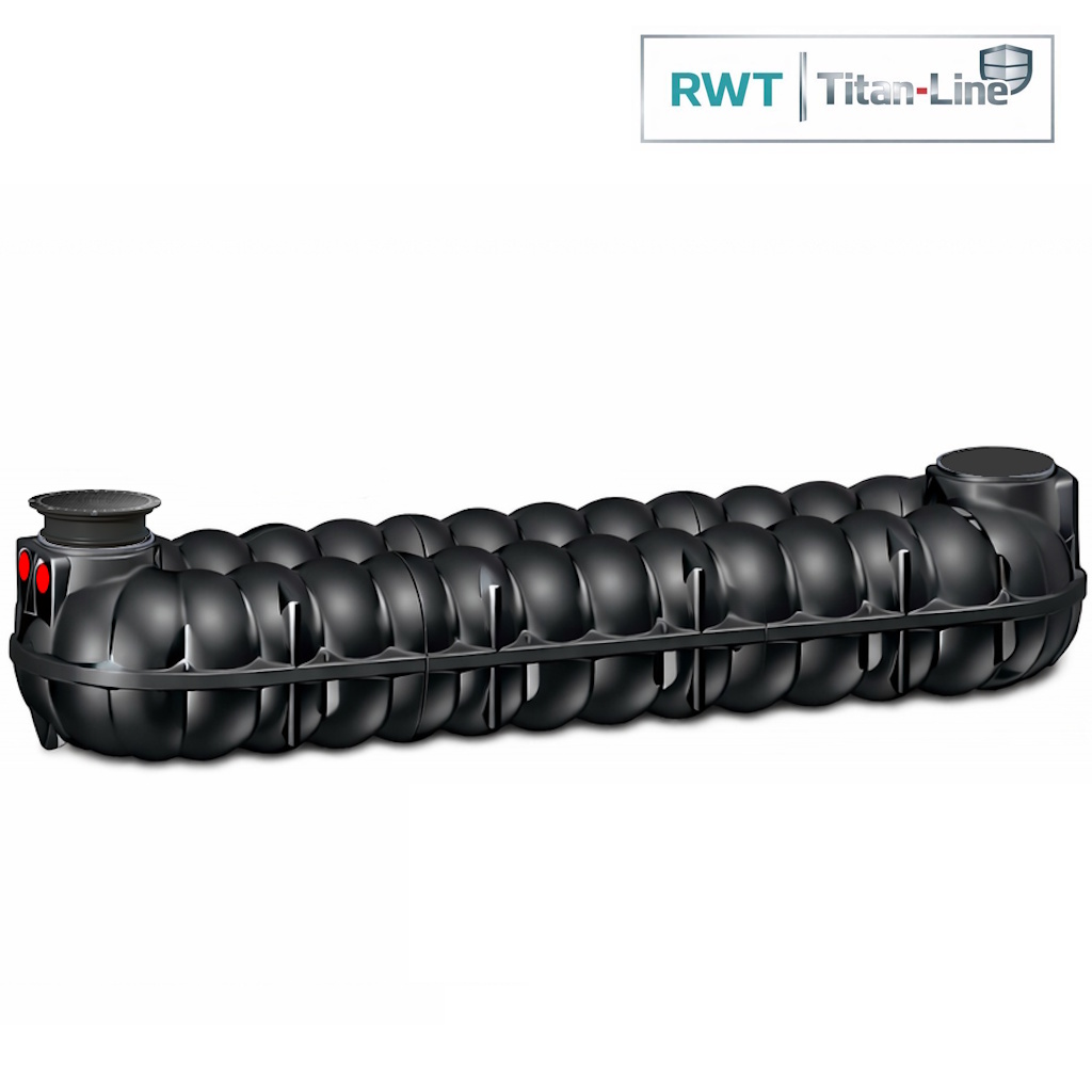 15000 Liter Titan Zisterne Flachtank ohne Kies einbaubar für Regenwasser
