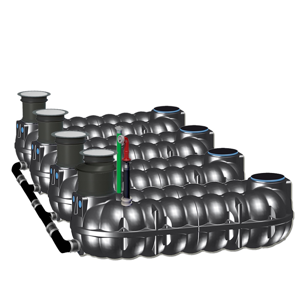 Flachtank Löschwasserzisterne Batterietank flach