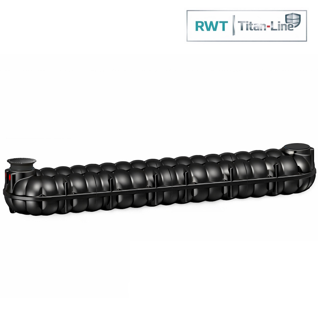 25000 Liter Titan Zisterne Flachtank ohne Kies einbaubar für Regenwasser