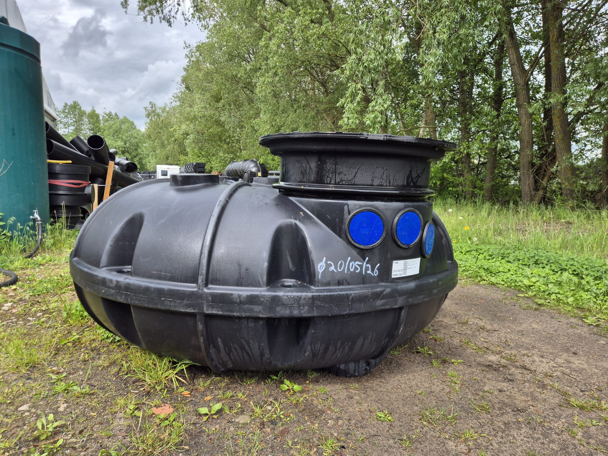 Versickerungs-Rigolenset NEO 1500L & Thermodeckel & Schachtverlängerung 200mm 
