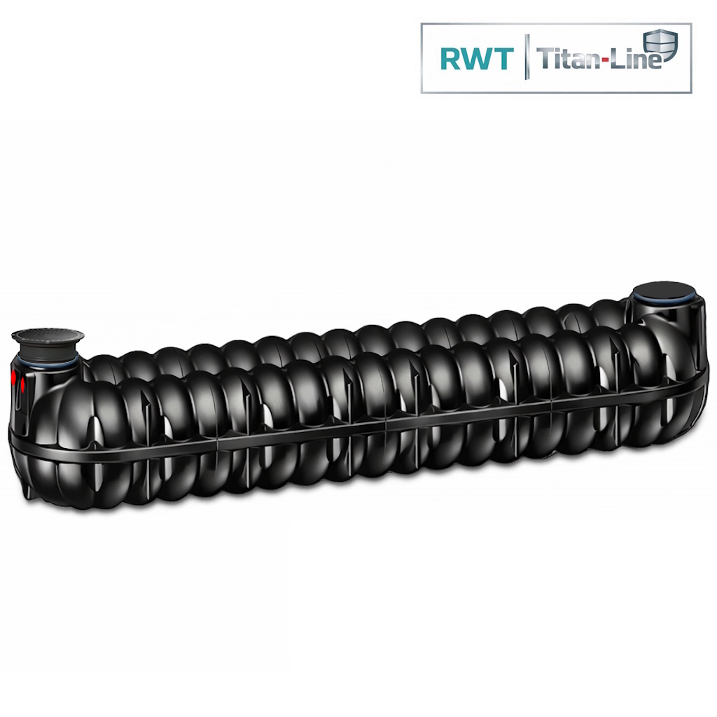 20000 Liter Titan Zisterne Flachtank ohne Kies einbaubar für Regenwasser