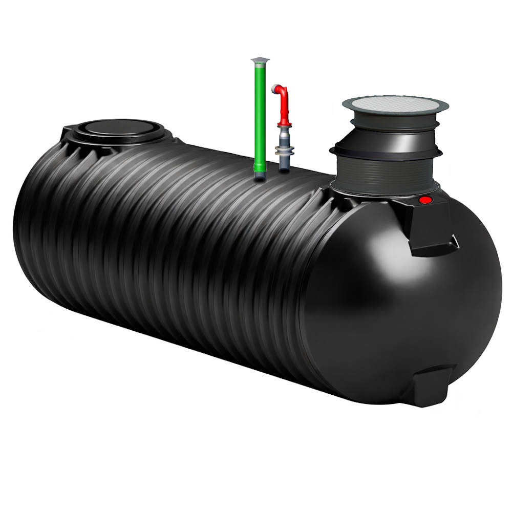 Löschwassertank 25000 Liter zur unterirdischen Löschwasserspeicherung