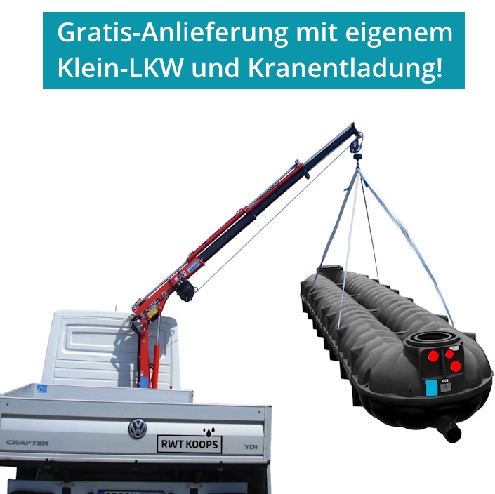Flachtank Abwasser und Silage 10000 inkl. Kranentladung*