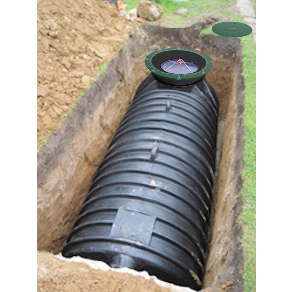 Flachtank Set Zisterne mit Filter 3000 L "YourTube" inkl. Kranentladung*