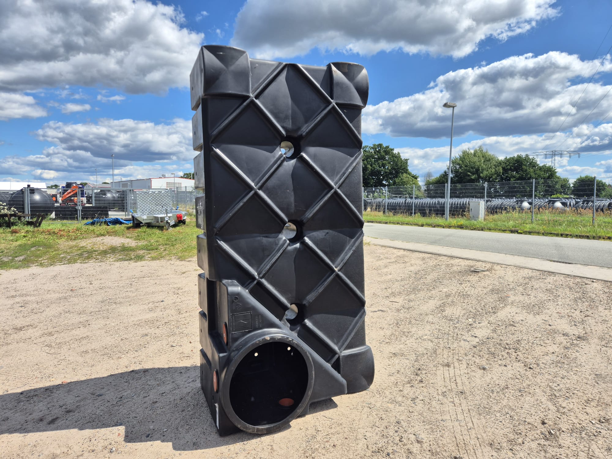 Versickerungs-Rigolenset 1500L INSPECT-BLOCK inkl. Thermodeckel & Schacht 20cm