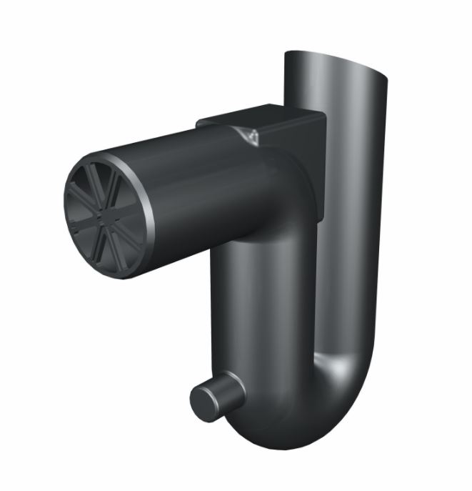 Siphon-Tierschutz-Kunststoff Überlaufsiphon mit Tierschutz DN110