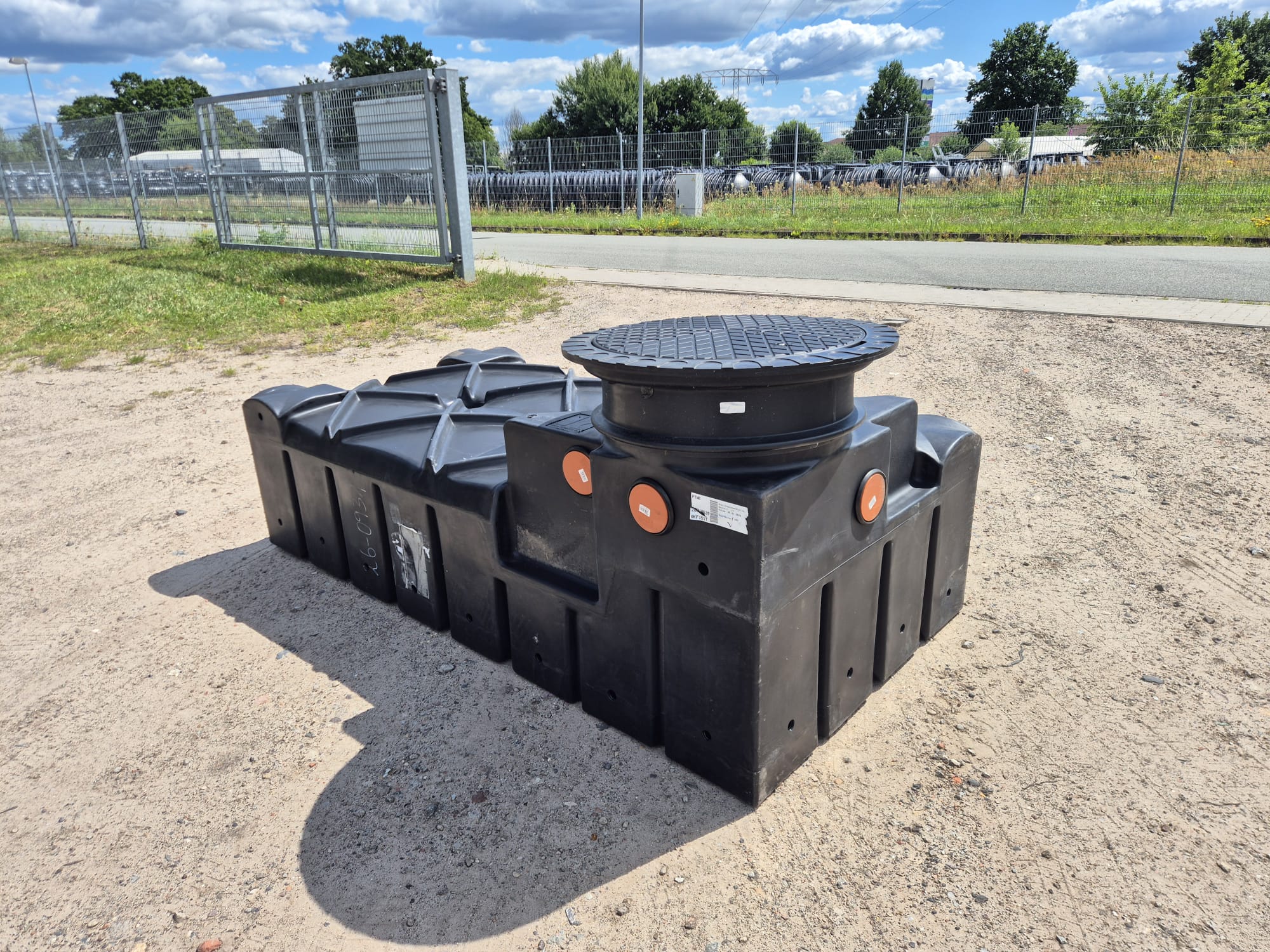 Versickerungs-Rigolenset 1500L INSPECT-BLOCK inkl. Thermodeckel & Schacht 20cm