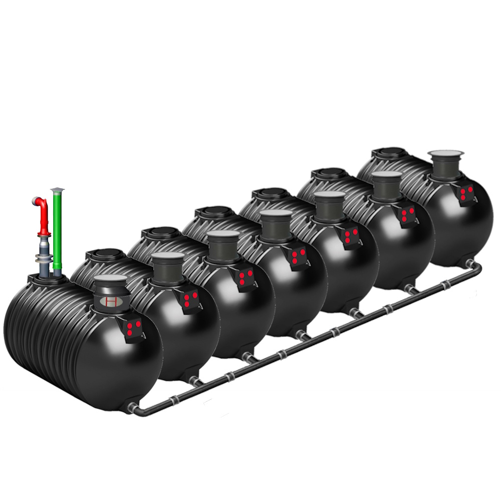 100 m³ Löschwasserzisterne Batterietank Rundtanks