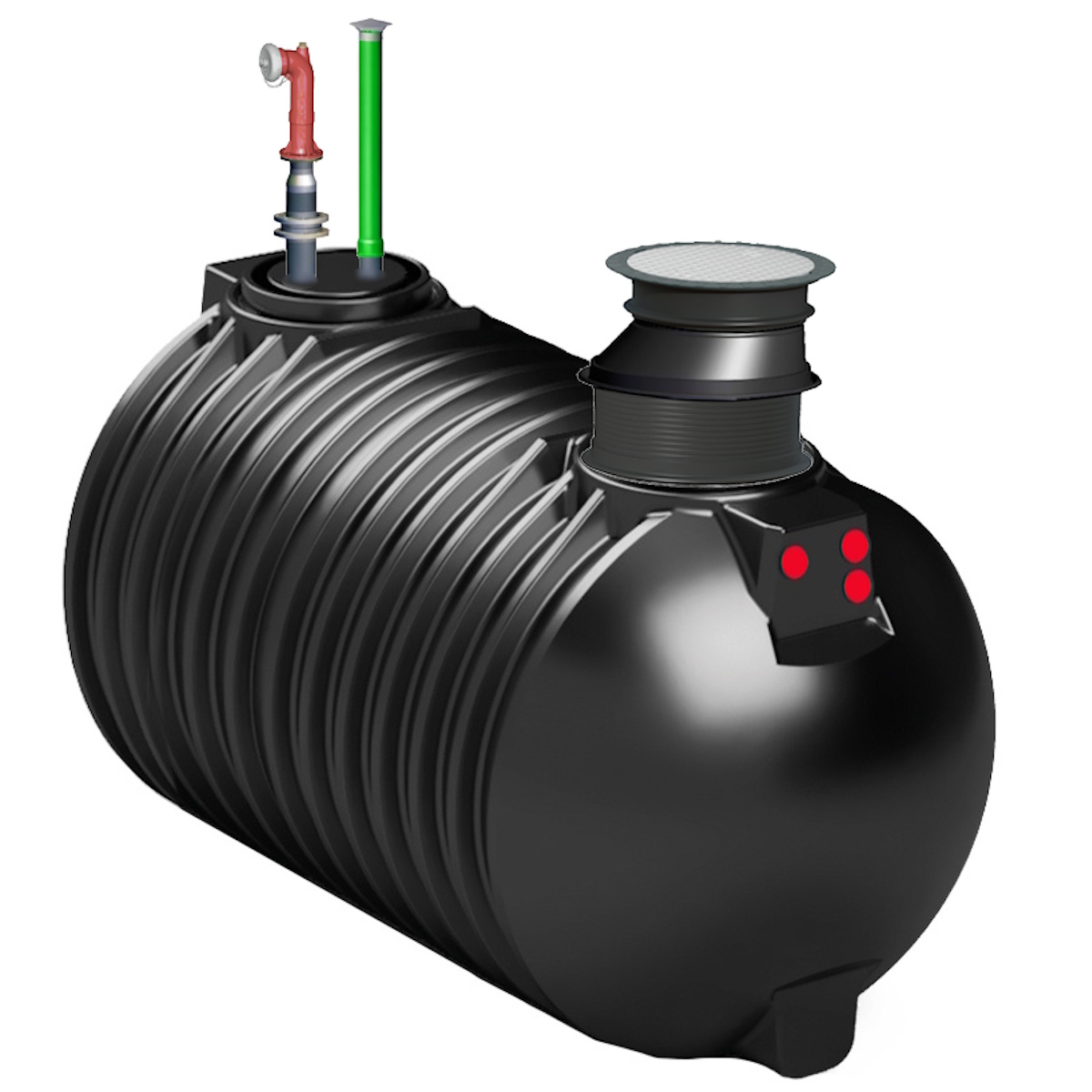 Löschwassertank 15000 Liter zur unterirdischen Löschwasserspeicherung