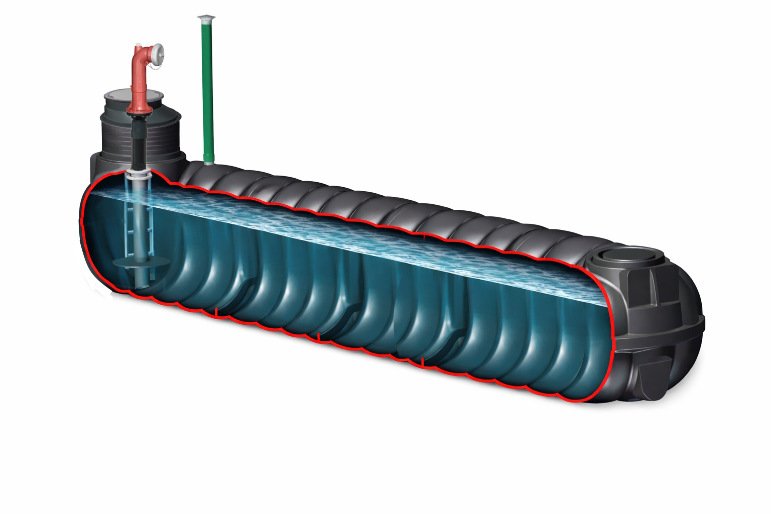 flacher Loeschwassertank 30000L