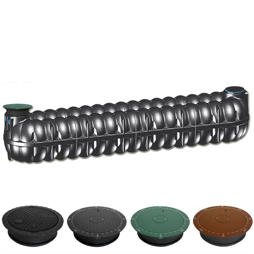 RWT 20000 L NEO Flachtank Regenwassertank Zisterne flach Kunststoff Regenwasserzisterne Erdtank Wassertank Garten   