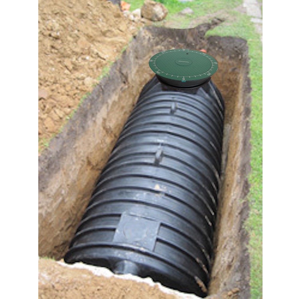 Zisterne Regenwasser Flachtank 3000 L "YourTube" inkl. Kranentladung*