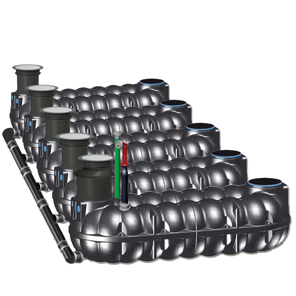 50 m³ NEO Flachtank Batterie (5 x 10 m³) Löschwassertank inkl. Kranentladung*