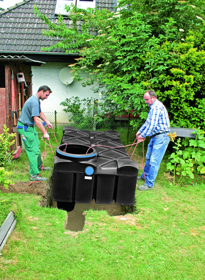rccft15-i 1500 L Flachtank Komplettset Automatikanlage Zapfsäule Premium Regenwasseranlage Zisterne flach Erdtank Regenwasserzisterne Set Gartenbewässerung Einbau