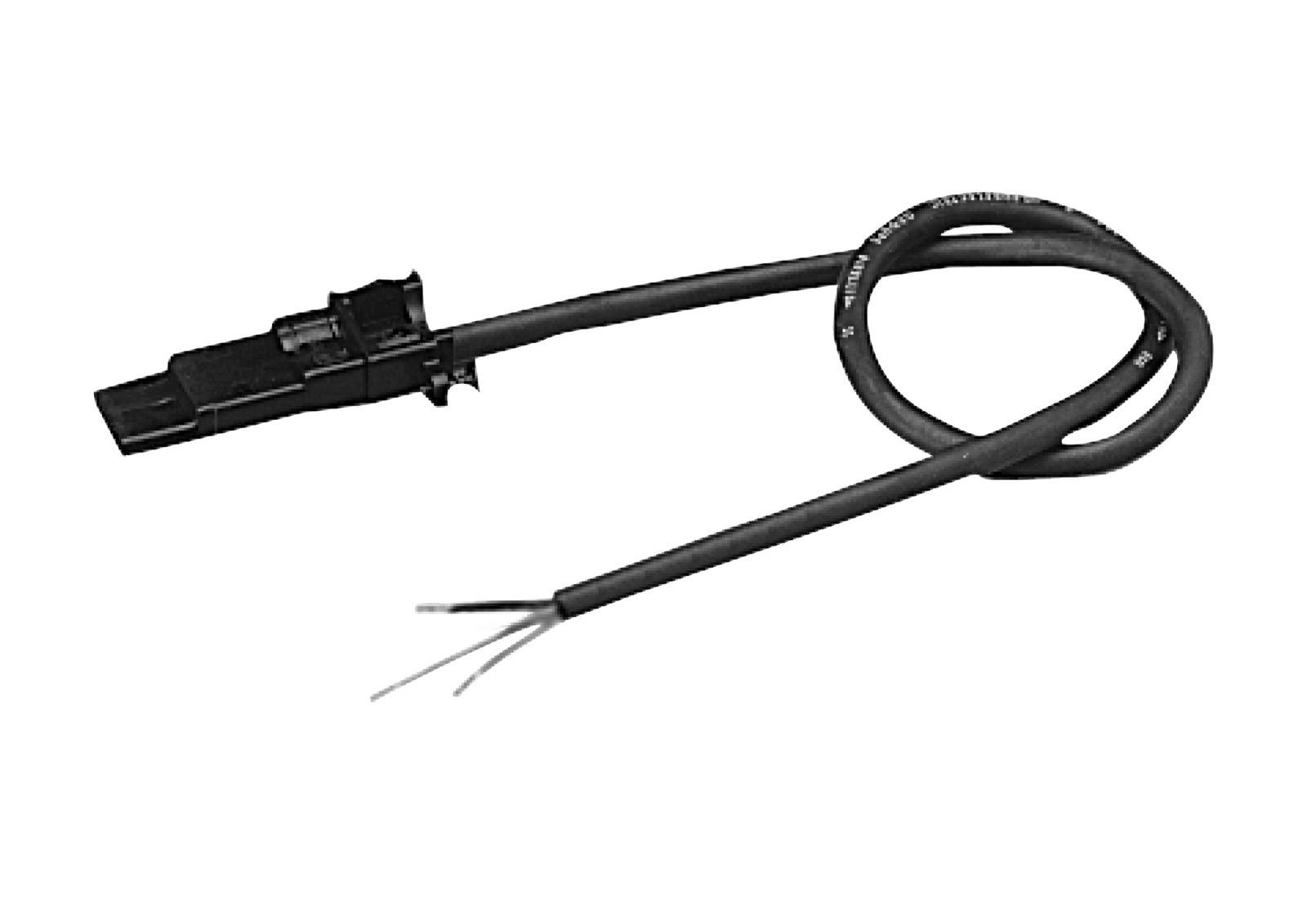 Somfy io / RTS Anschlusskabel (3-adrig) mit HiPro-Antriebsstecker, 3 m schwarz