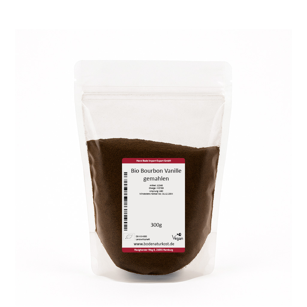 Vanille Bourbon gemahlen bio 300g