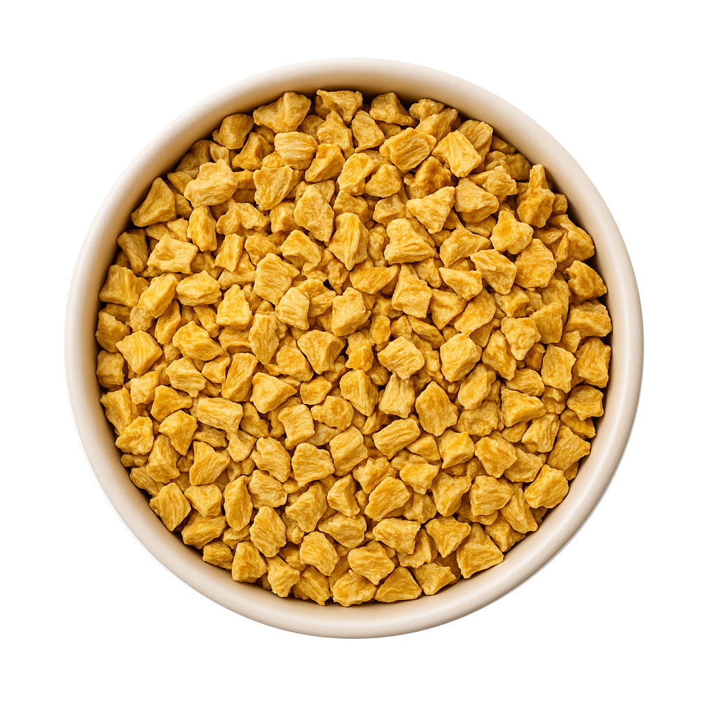 Ananaswürfel bio