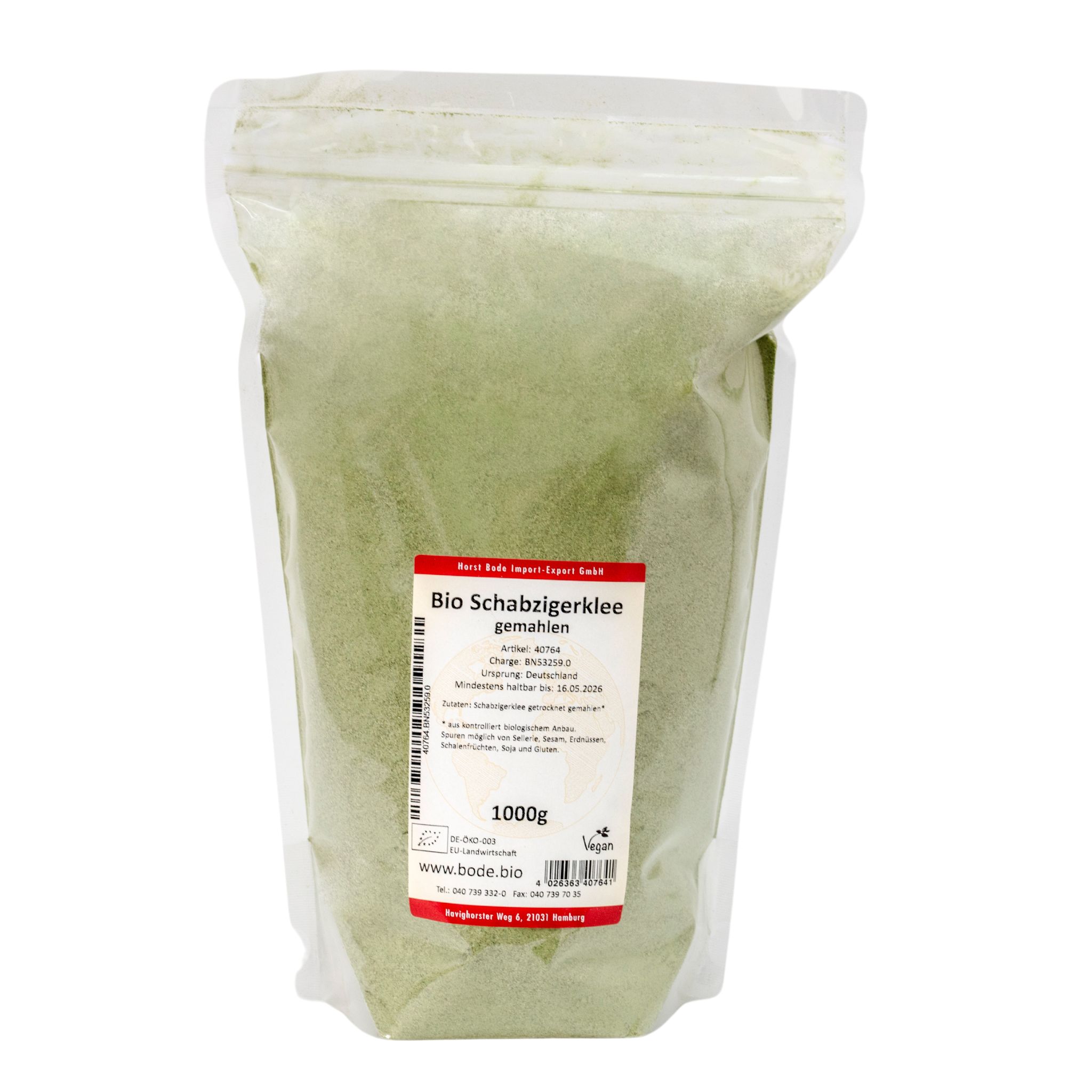 Schabzigerklee gemahlen bio 1kg