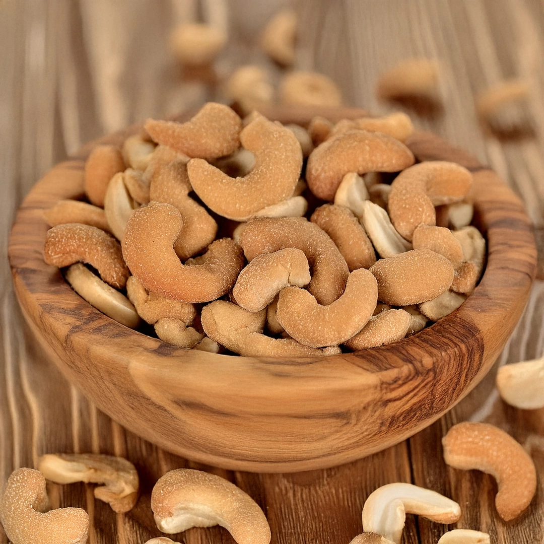 Organic roasted salted cashew nuts 1kg