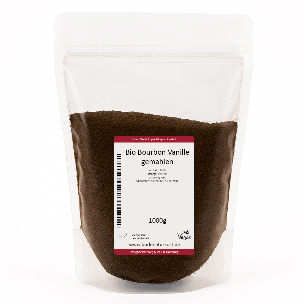 Vanille Bourbon gemahlen bio 1kg